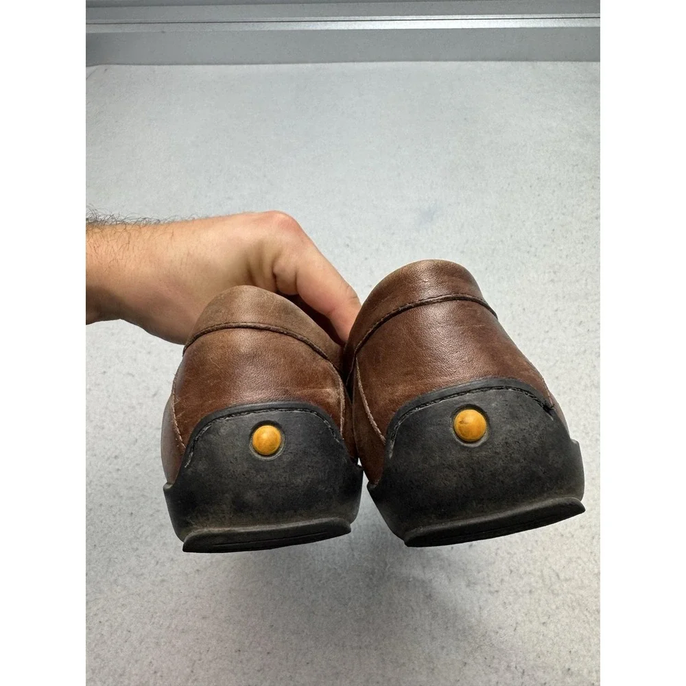 Samuel Hubbard Shoes Mens Size 10.5 Brown Leather Slip On Loafers M2111-601